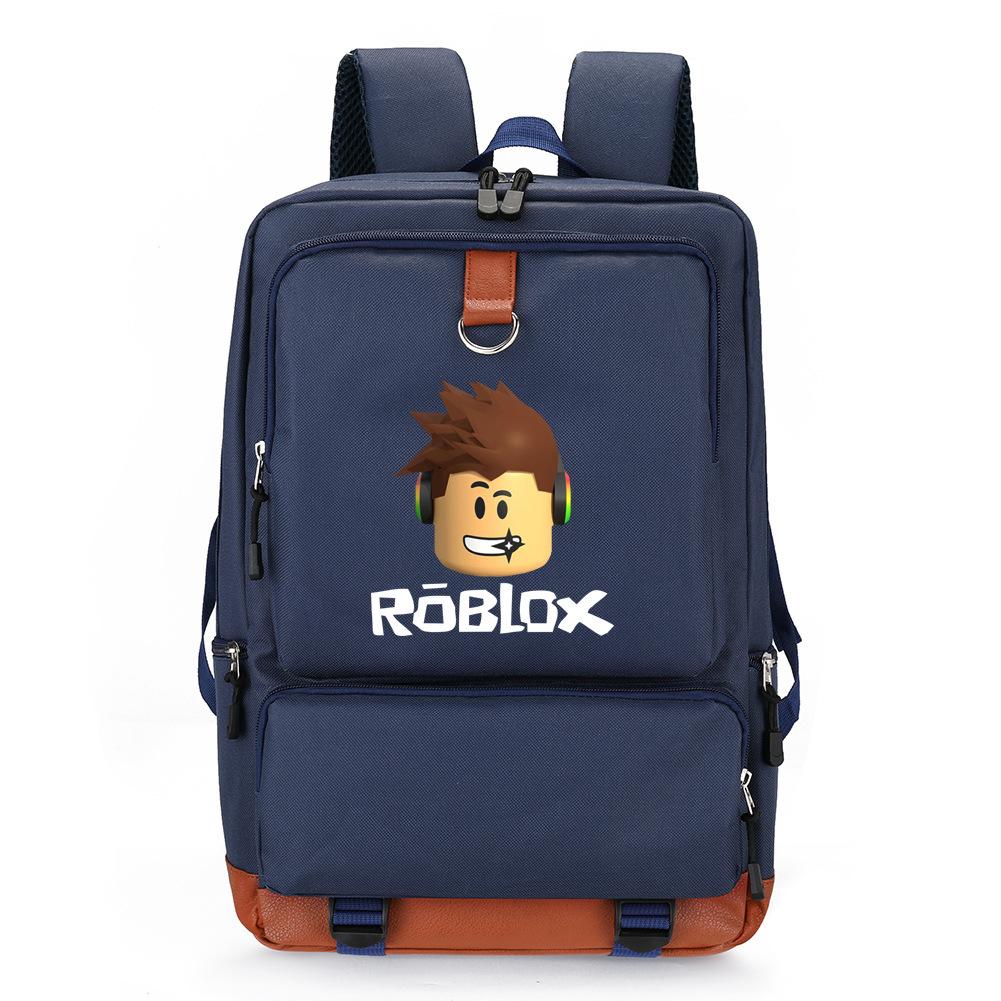 Virtual World Roblox Games Men'S And Women'S Backpacks Backpacks Student School Bags Travel Bags Computer Bags