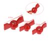 2Pcs Red Aluminum Handle Valve Handle Ball Valve Handle Wrench Red Butterfly Handle Accessories