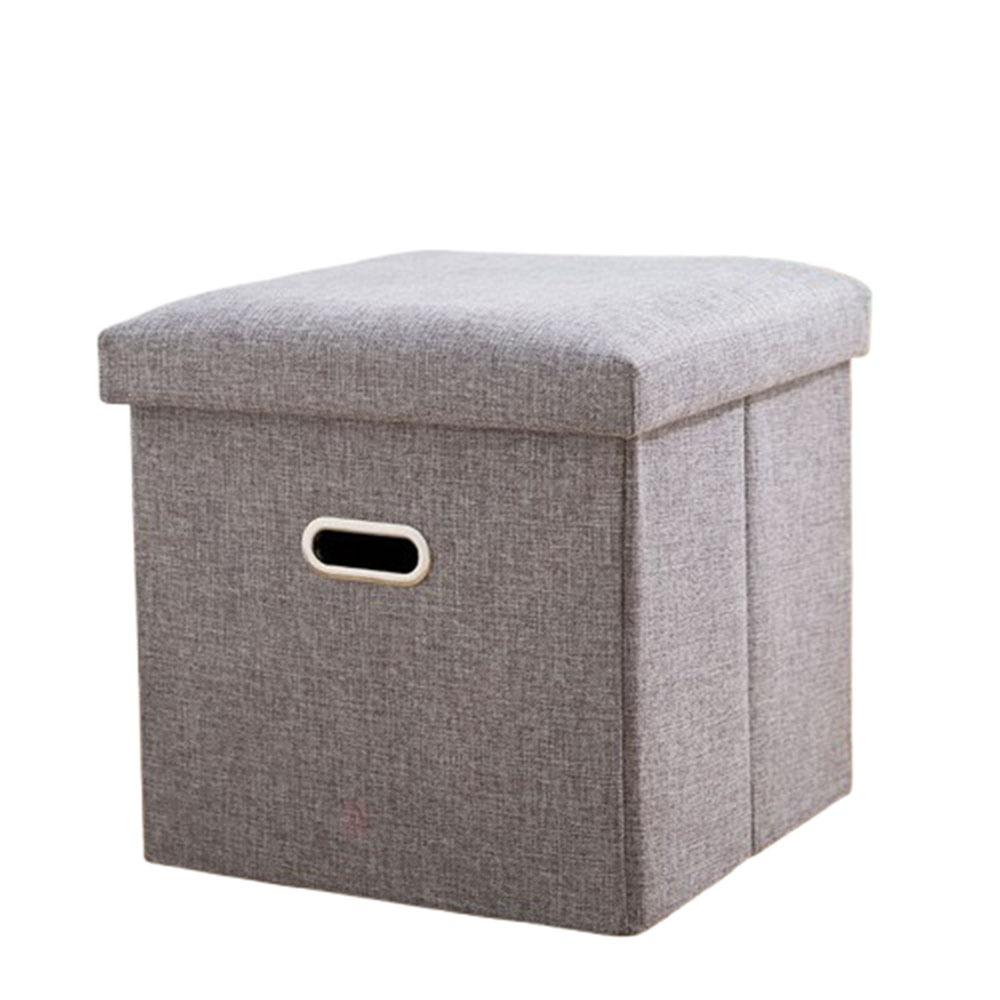 Large-Capacity Shoe Changing Stool Foldable Storage Footrest Fashion Storage Stool  Foot Rest