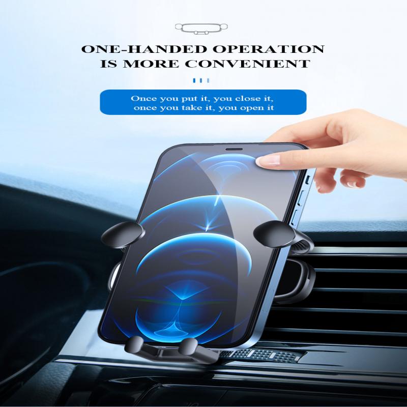 Mini Držák na telefon do auta Stojan na mobilní telefon Stojan na telefon do auta Pro iPhone 15 Xiaomi Samsung do auta Montáž do mřížky ventilace