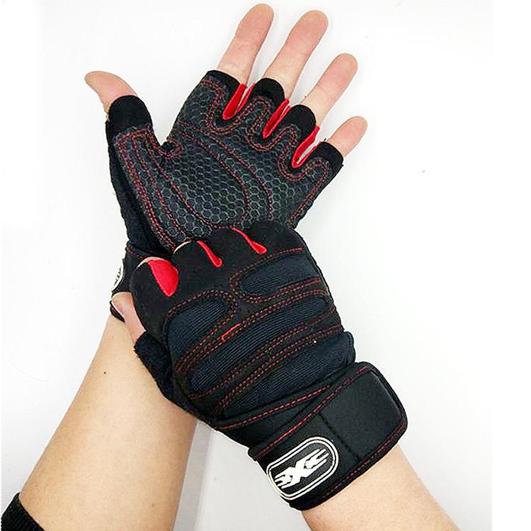 Unisex Half-Finger Weightlifting Gloves for Fitness, Pull-Ups, and Outdoor Sports – Breathable Design for Men and Women