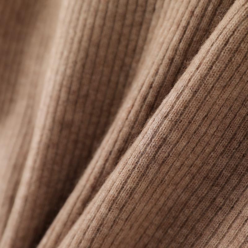 Women’s V-Neck Cashmere Camisole Sweater - Fitted, Sleeveless with Elegant Back Design for Autumn & Winter