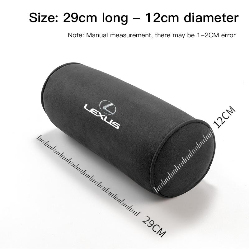 Car Seat Cylindrical Headrest Memory Cotton Neck Pillow For Lexus F SPORT GX460 Ct200h IS250 ES 220D IS200 Fsport GS GX IS LS LX AFG1