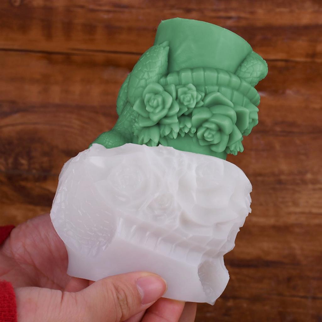 Růžový sloup Aromasvíčka Silikonová forma DIY Ručně vyráběný Dárek Silikonová forma pro Aroma difuzér