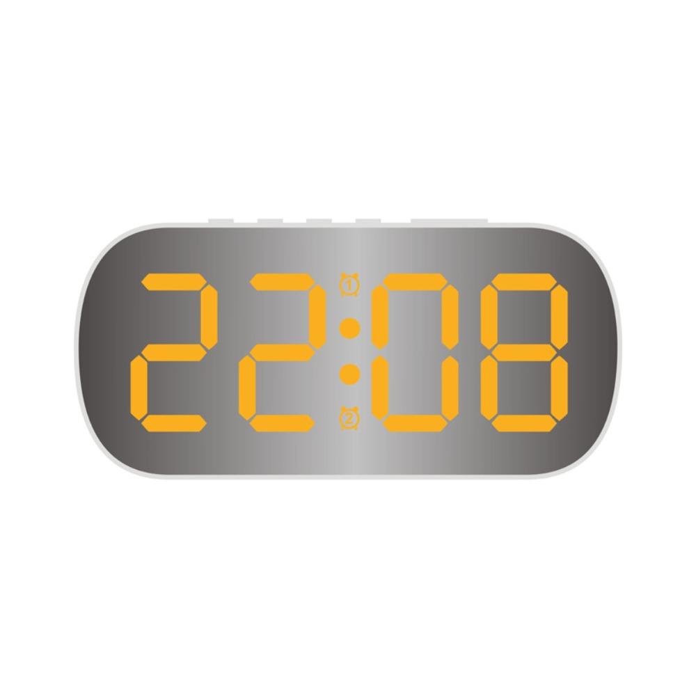 12/24H Format Digital Alarm Clock Quiet Temperature Display LED Digital Clock Large Screen Date Display Sleep Timer Home Decor