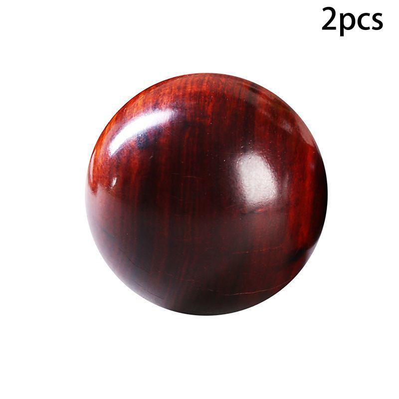 Rosewood Baoding Balls New Chinese Hand Exercise Massage Stress Balls Antique Wooden Health Therapy For Rehabilitation Desk