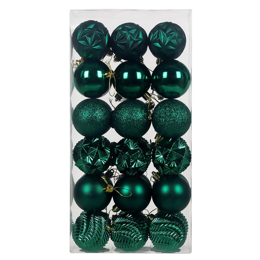 36PCS Tree Decor Set Xmas Tree Ornaments Holiday Party Supplies  Christmas Tree Decorating