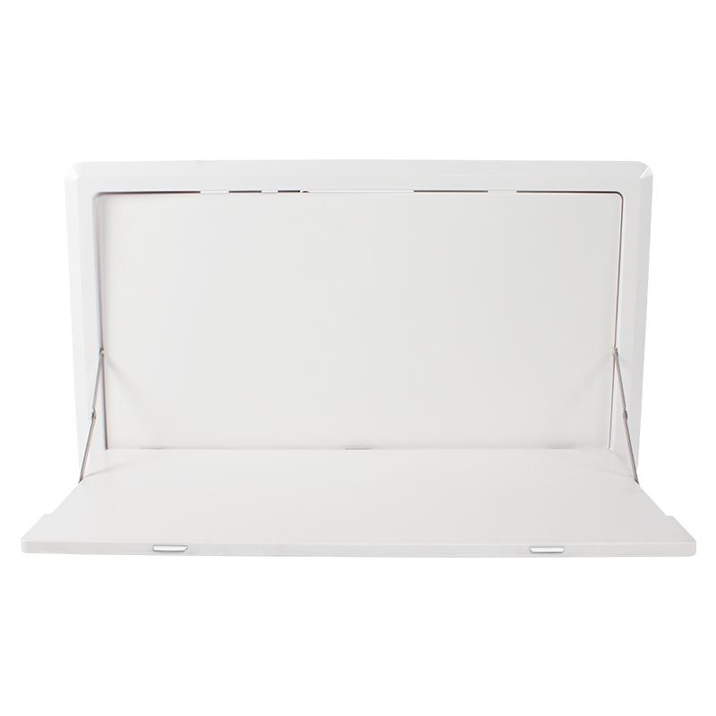 RV Outdoor Lighted Folding Plastic External tilt Dining Table Shelf With lock apply to motorhome caravan accessories