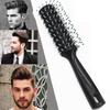1 Pcs Men Hair Brush Ceramic Iron Round Comb Barber Dressing Salon Styling Hair Comb