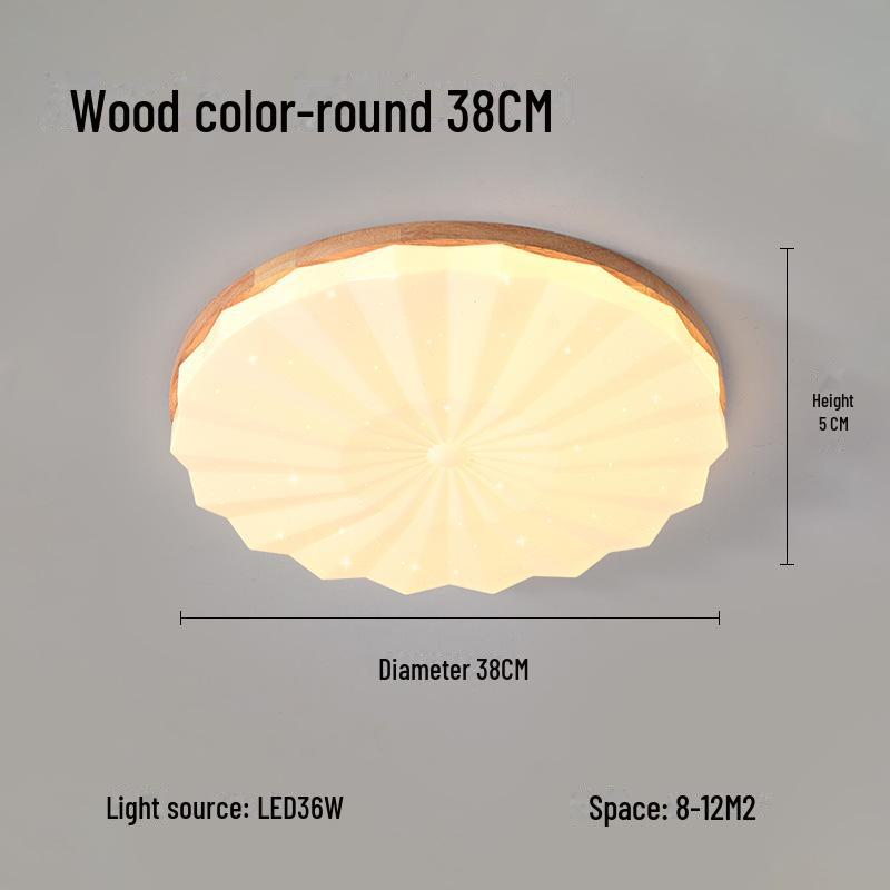 

Ультратонкий круглый светодиодный потолочный светильник в винтажном стиле для спальни или кабинета Warm Light