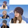 Womens Knitted Hat And Neck Warmer Set With Fleece Lining For Winter Cold Weather