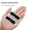 2Pcs Car Solar Charging-Free Anti-Rear Collision And Explosion-Proof Safety Light Motorcycle Brake Tail Light Modified Flash