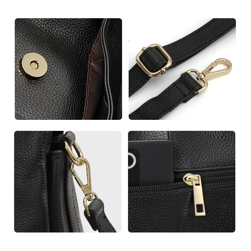 Aidrani  Genuine Leather High-capacity Fashion Women's Handbag Made of 100% Soft Cowhide Shoulder Bag