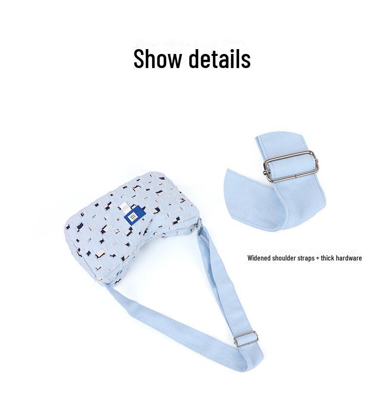 Módní dámská plátěná taška roku 2025: Sladký nový jarní styl s širokým ramenním popruhem