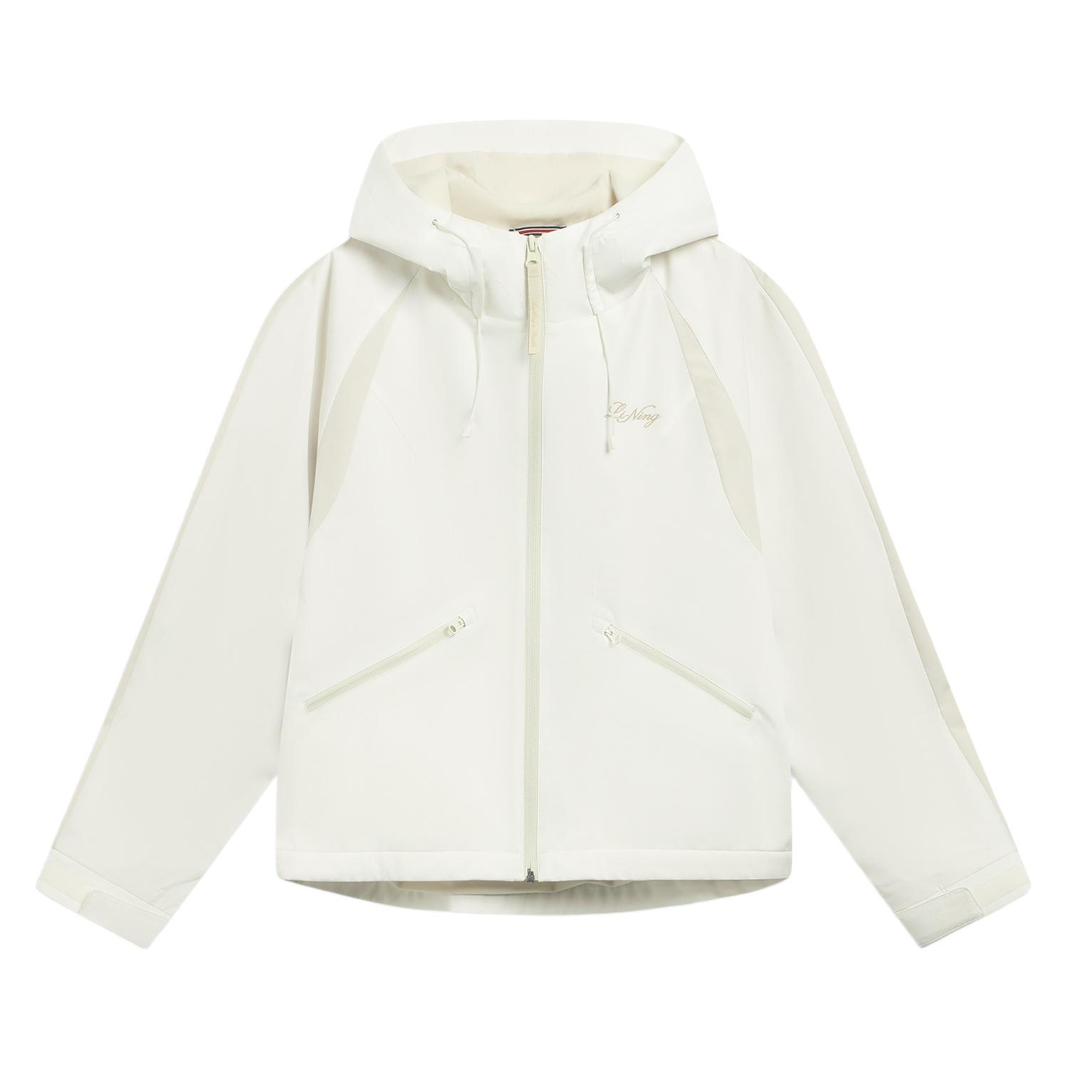 

Li-Ning Windproof And Water-Resistant Hooded Letter Jacket Women jackets AFDW426-1 XXL