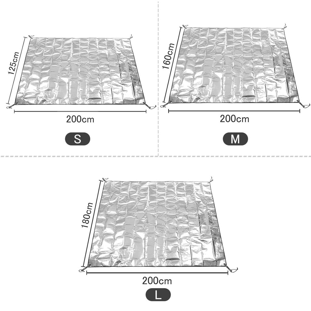 Naturehike Multifunctional Aluminum PE Membrane Moisture Proof Mat Outdoor Equipment Moisture Proof for Camping Ultra Lightweight Waterproof Disaster