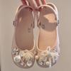 1 Set Pearl Flower Rhinestone Shoe Charm - Elegant Removable Shoe Decor Ornaments - DIY Decor Accessories for Women Clog Sandals