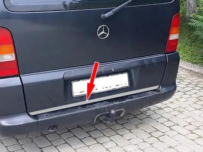 Okraj kufru (nerezová ocel) pro Mercedes Vito W638 1996-2003