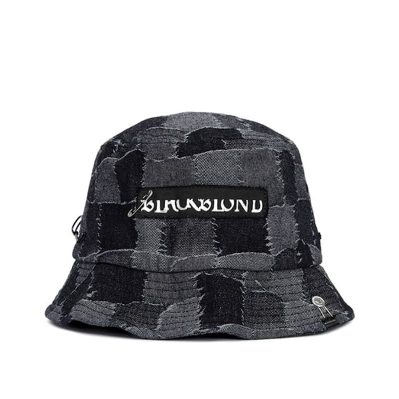 

BLACKBLOND BBD Патчворк джинсовая панама Привидение (черный) FREE