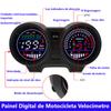 HD Multifunctional Motorcycle Speedometer LCD Digital Dashboard RPM Meter Fuel Voltmeter Speed Odometer Kmh Mph Uint Turn
