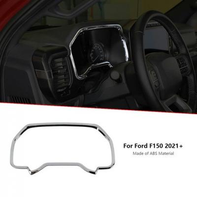 Chrome Dashboard Meter Trument Box Panel Frame Cover Trim for Ford F150 +