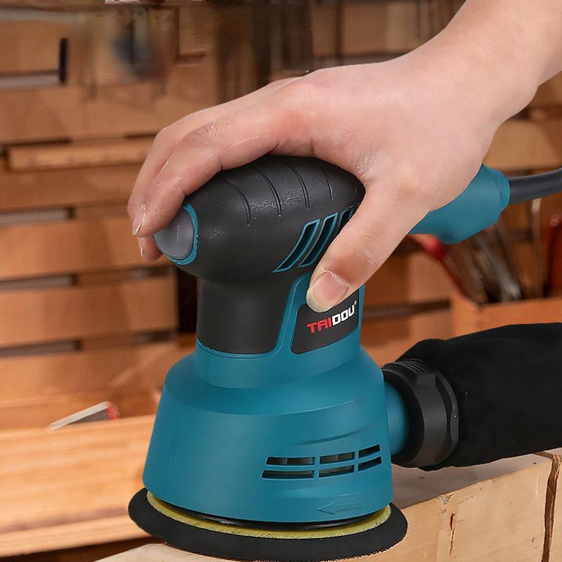 300W Household Woodworking Grinding Power Tool Wall Putty Polishing Machine Adjustable Speed Electric Sander
