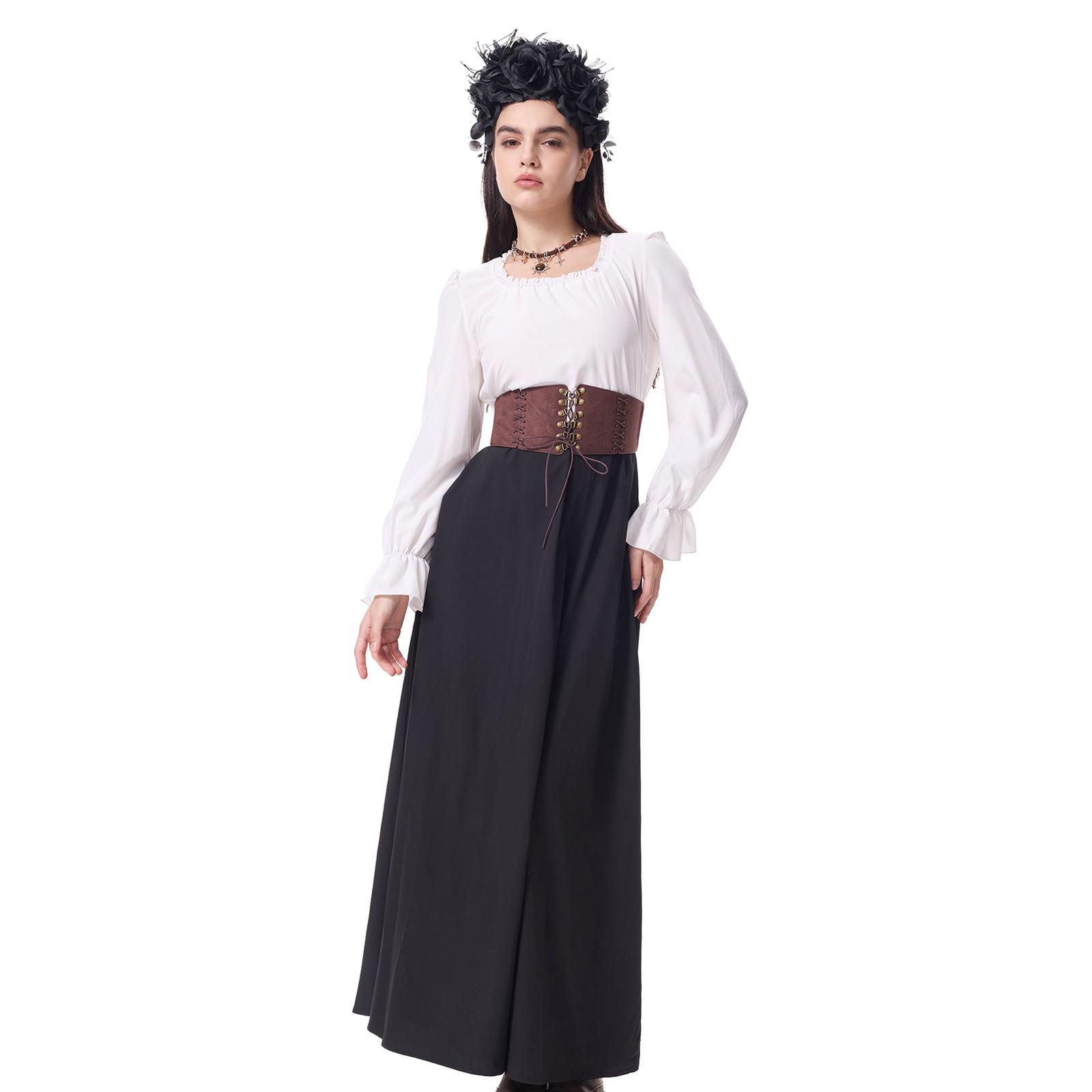 

Women s Themed Party Activity Costume Set Daily Special Outfit L білий
