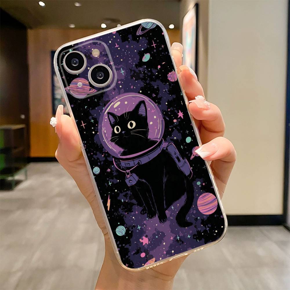 Y2K Lucky French English Lucky  Phone Case For iPhone 17 16e 16 15 14 13 12 11mini Pro Max X XR XSMAX 8 7 Air Plus Soft Cover
