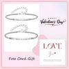Kostenloses Individuell Gestaltbares Edelstahl Partnerarmband, Spiegelnde Gebogene Markenarmbänder für Damen Herren, Silberfarbene Partner Schmuck Geschenke