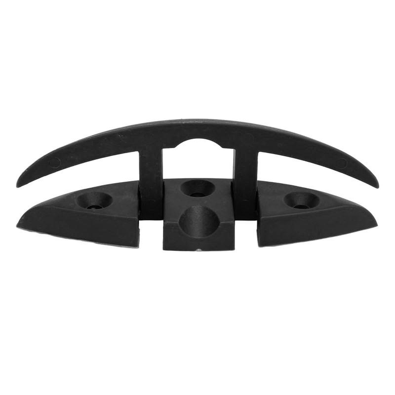 4PCS Boat Folding Cleat 5in Nylon 3 Hole High Strength Black Flip Up Dock Cleat For Yacht Boats Marine Hardware Accessories