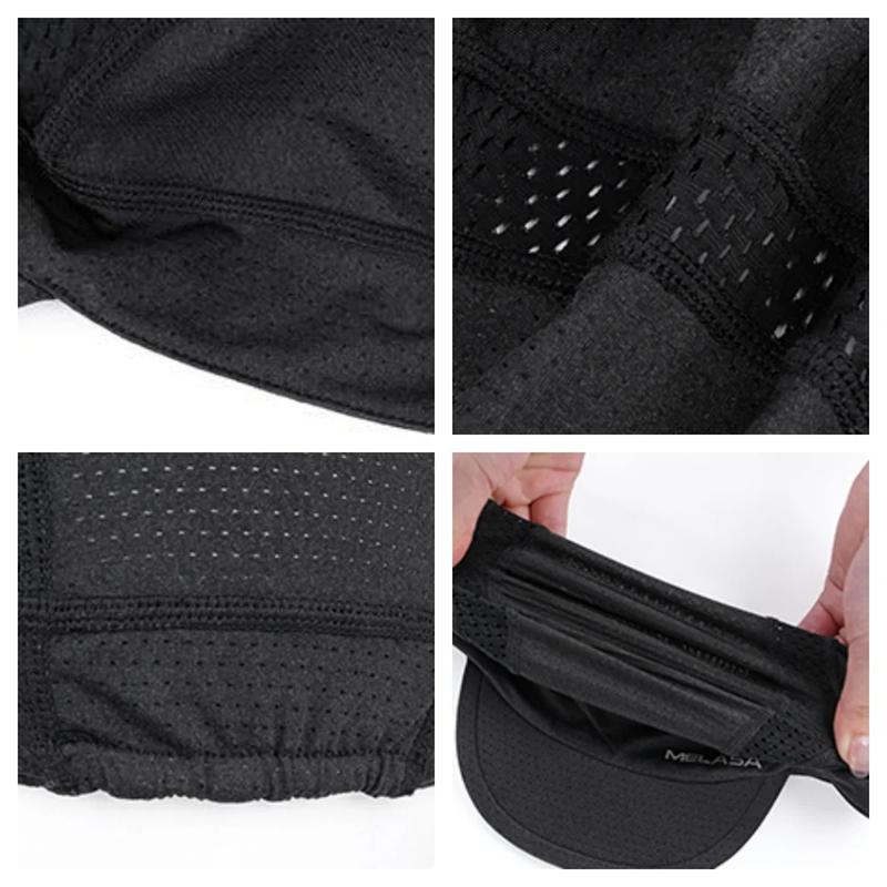 Summer Quick Dry Air Permeable Ventilated Mesh Under Helmet Cap Sports Cycling Bicycle Bike Mtb Hat Thin Small Brim Sweat-Wicking Baseball Cap