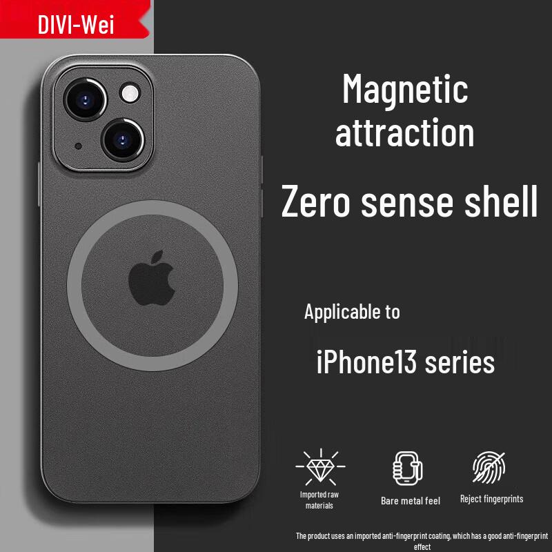 DIVI Ultra-Thin Matte Translucent Shockproof iPhone Case