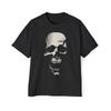 Skull In Shadow :: High Quality Men's Heavy Oversized Tee