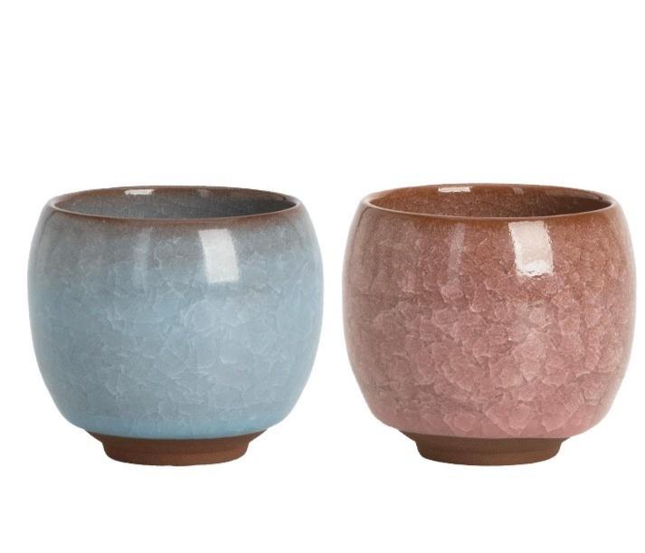 1pc crack medium cup dragon egg tea cup ceramic tea set teacup ice crack glaze guest cup kung fu teacup pair set