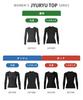 JYURYU TOP Compression Long Enhances Shoulder Perfect for Ball and Size Size JAY599 CW-X/Wacoal Women's Top, Mesh, Sleeve, Mobility, Golf, Games,