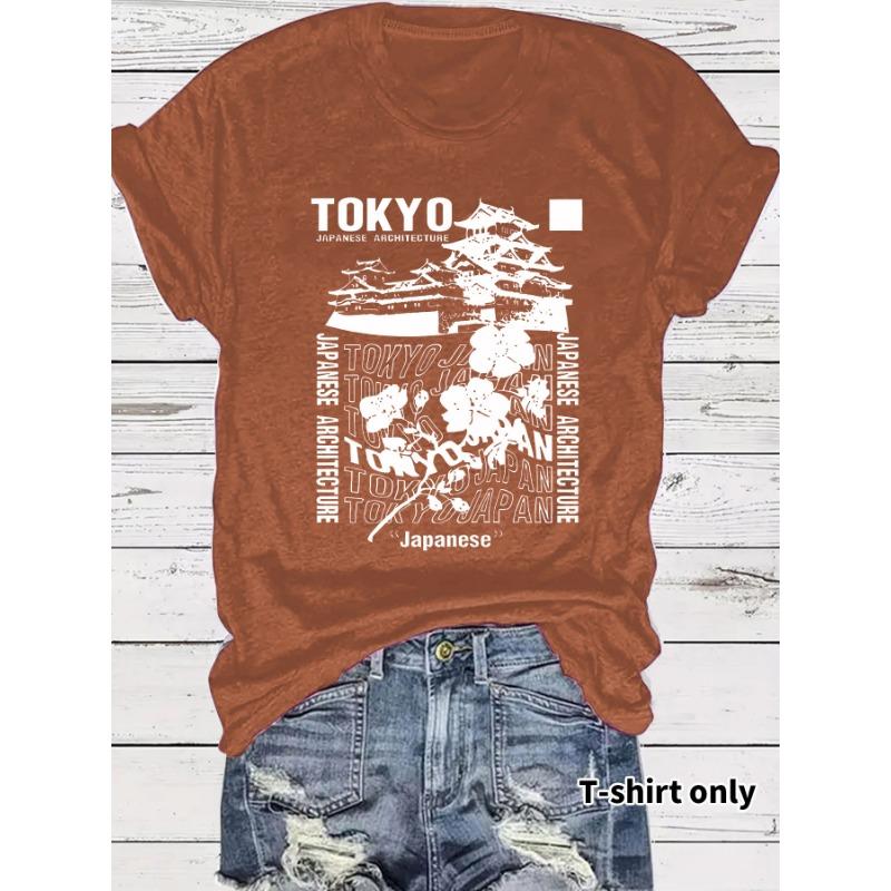 

Новая женская модная футболка с короткими рукавами на цветочную тематику XXL красный