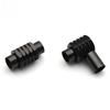 5Pcs/Lot Stainless Steel Buckle Leather Rope Bracelet Connection Hexagonal Titanium Steel Magnetic Clasp Diy Jewelry Making