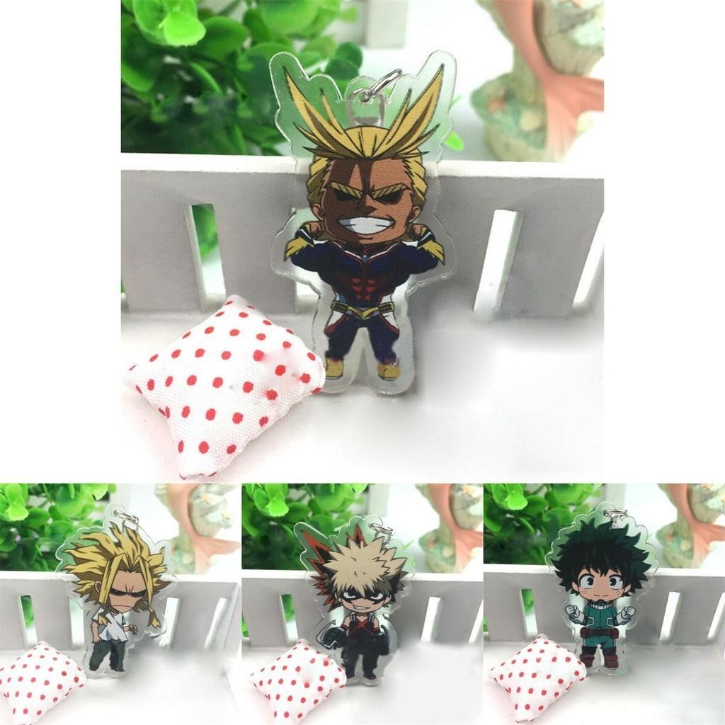 Premium Quality Anime Boku No Hero Academia Two Sides Acrylic Keychain For Cosplay Enthusiasts