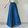 Chinese Tang Dynasty Style Hanfu, Flat Collar Top And One Piece Skirt, Wide Leg Pants, Temperament, Fashionable Suit For Women