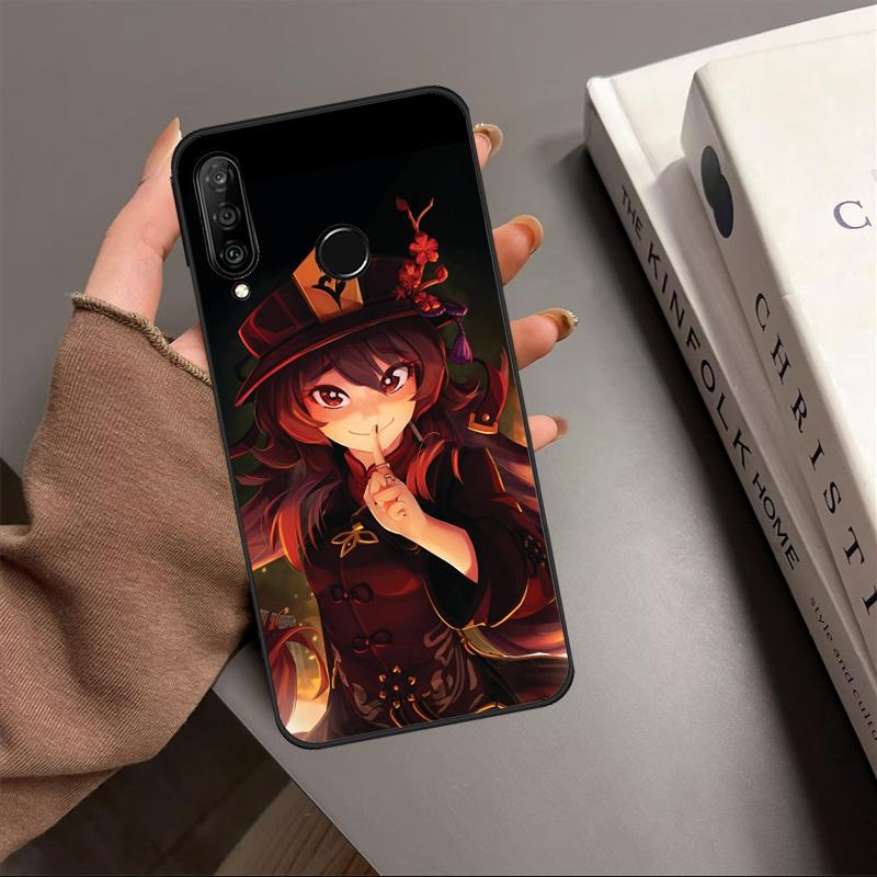 Genshin Impact Hu Tao For Huawei Nova 10 9 SE Y91 Y61 Y90 Y70 Y60 Y72 12s 12i 11i 7i 8i P60 Pro P30 P40 Lite Case