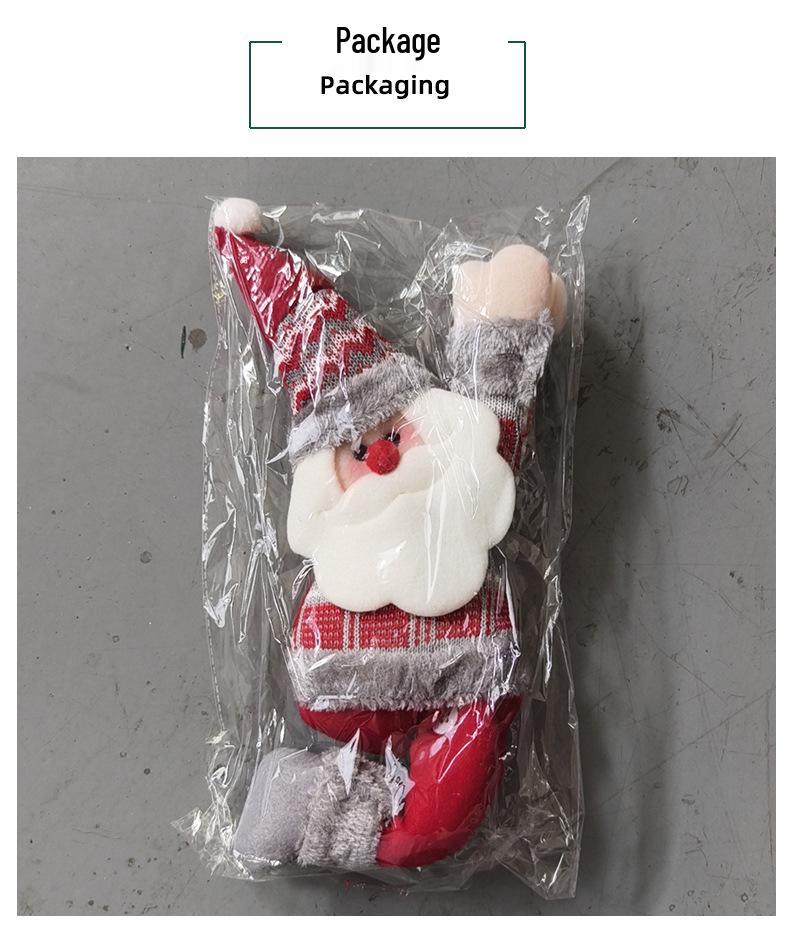 Christmas Cartoon Doll Curtain Tie-Back for Home Decoration and Gift