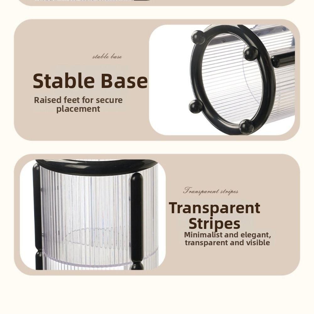 Dust-proof Cosmetics Storage Box Exquisite Dressing Table Shelf Makeup Brush Cylinder Lipstick