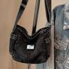 Denim Bag Women's New Retro Simple Canvas Shoulder Bag Casual Student Shoulder Bag