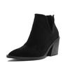 Vintage Female Ankle Boots Women Round Toe Followed Zipper Autumn Winter Lady Chelsea Shoes Handmade Plus Size 36-43