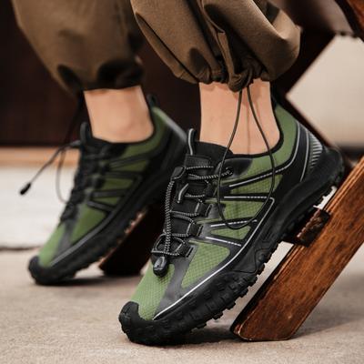 Zapatos de Senderismo para Hombre Malla Transpirable Zapatos Deportivos Casuales Zapato Ligero para Caminar Zapatos Cómodos y Amortiguadores para Correr