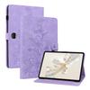 For Honor Pad 9 (Versions: Wi-Fi; 5G/Wi-Fi Also known as Honor Tablet 9). PU Leather Exquisite Floral Embossed Design Tablet Case