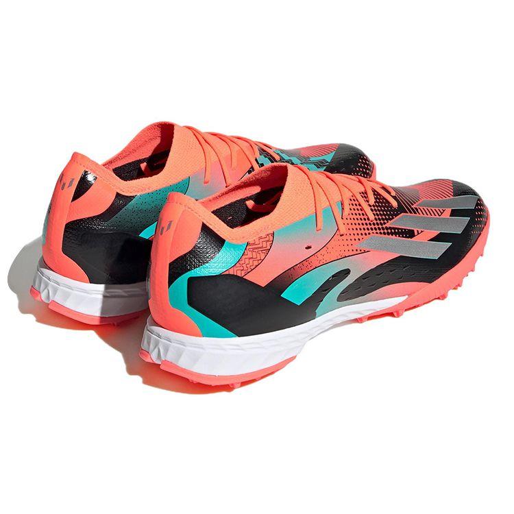 Adidas Messi 1 Round Toe Lace-Up TF (Rubber Studs) Non-Slip Wear-Resistant Shock Absorbing Soccer Shoes Men Soccer Shoes Red Black White IG2579