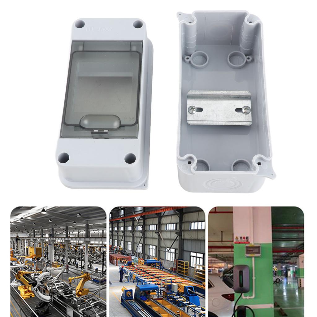 Distribution Protection Box Water Proof Windproof Circuit Breaker Box with Transparent Cover for Construction Machinery