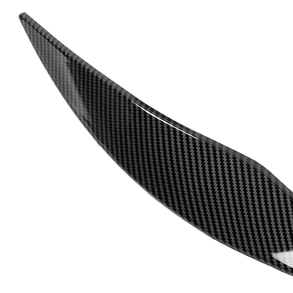 2 szt. Pokrywa Brwi Reflektora Przedniego Zewnętrzna Listwa Dekoracyjna Samochodu Zamiennik dla Serii 3 E90 E91 Sedan 2005‑2012