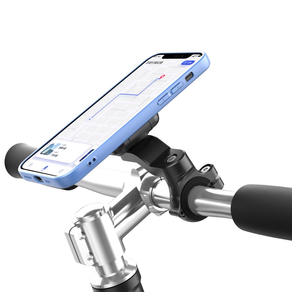 Motorcycle Phone Holder with Shock Absorption Accessories for Electric Bicycles Cycling Stands Navigation Anti-vibration Equipme